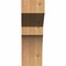 Ekena Millwork Mediterranean Rough Sawn Corbel, Western Red Cedar, 4"W x 8"D x 12"H COR04X08X12MED00RWR - alternate 4